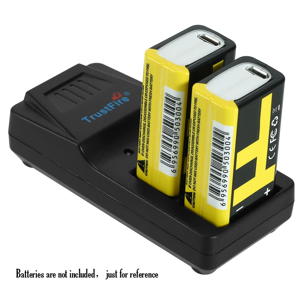 Univerzalni Litijeva Baterija Polnilnik za Polnjenje Micro USB Polnjenje prek kabla USB Vmesnik za 9V Polnilna Litijeva Baterija Prostem Orodje