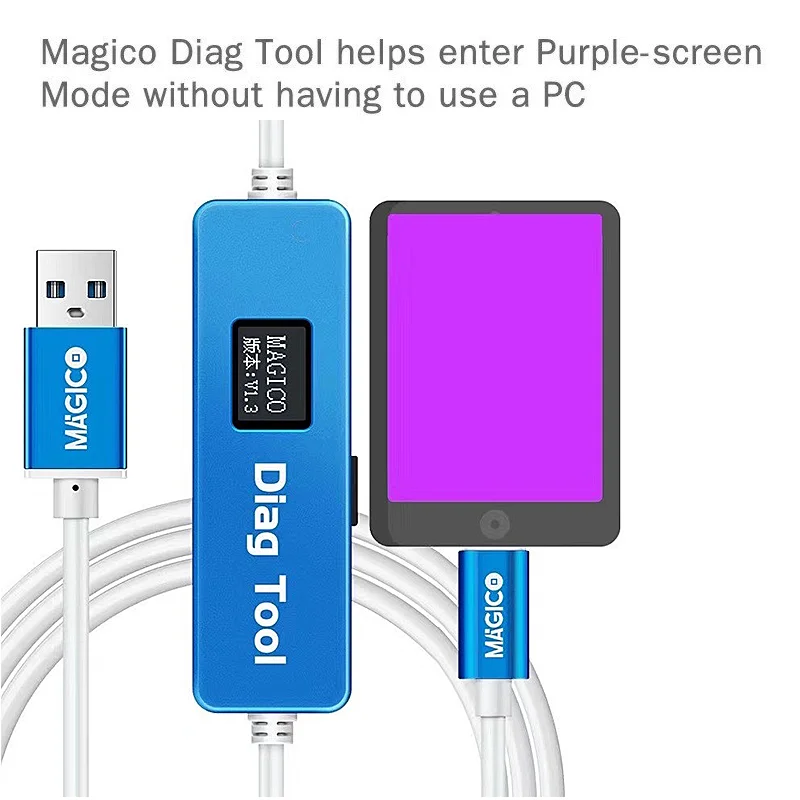 Magico Diag DFU Orodje, ki Ne Razstavljanje se Zahteva Trdi Disk DFU Branje, Pisanje, Spreminjanje, Serijska Številka telefona in 6-x pad Razpakiranju WiFi