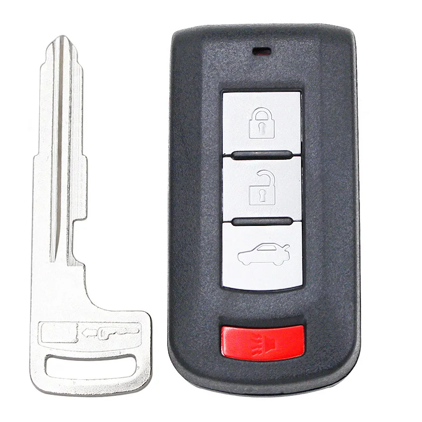 2/3/4 Gumbi Novo Smart Remote Key Lupini Primeru Fob za Mitsubishi Lancer Outlander ASX Mrk Galant v sili s tipko rezilo