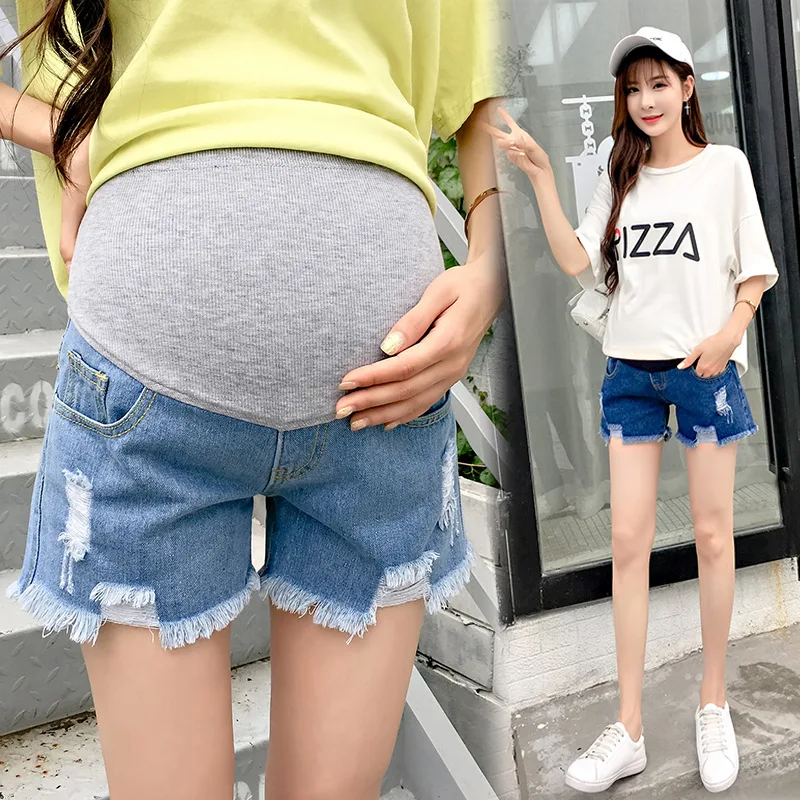 Vroče Prodaje 2020 Poletje Nov Prihod Porodniškega Moda Kratke Denim Jeans Kratke Hlače Za Nosečnice Nosečnosti Poletne Obleke