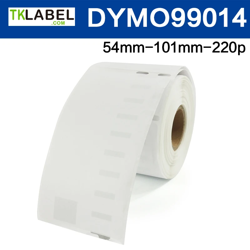 5 Roll X dymo oznaka 99014 združljiv za DYMO labelwriter 54 mm x 101 mm x 220pcs naslov, oznaka (velika )