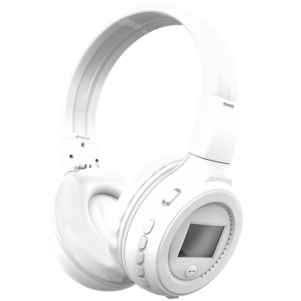 Nova Slušalka Bluetooth 7 Barv šumov Univerzalno Zložljive Šport Brezžične Slušalke LED FM Radio Slušalke Podpira Tf