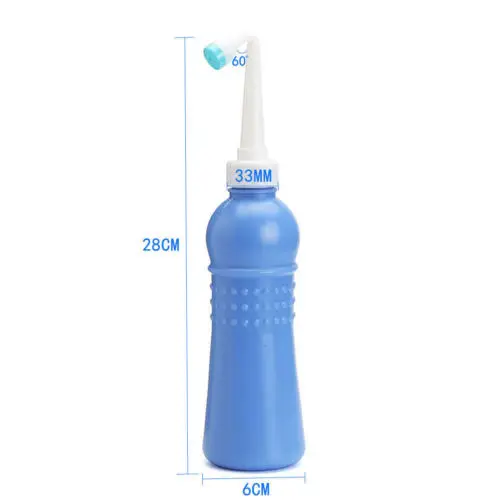 450 ml Prenosni Prazno Bide Steklenico Ročni Potovanje Wc Strani SpraySeat Vode, Vroče Nove Prenosne Flusher Prostem Toaletno Uporabo