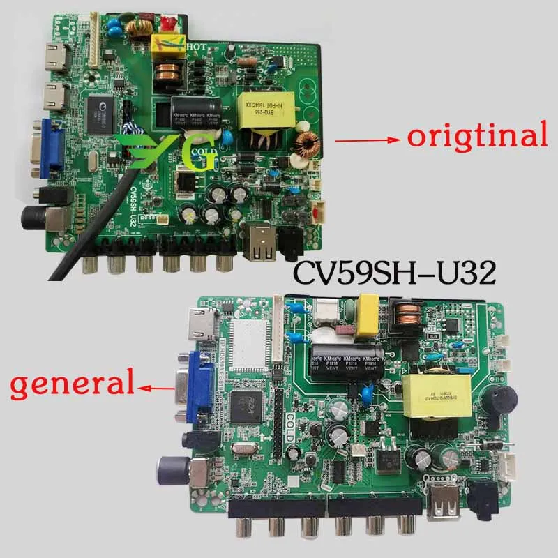 32 palčni LE - 3219 glavni odbor CV59SH - U32 CX315DLEDM zaslon wit remate contral