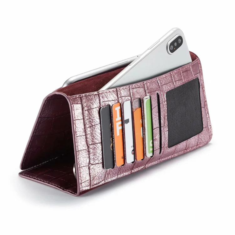 Luksuzni večnamensko krokodil vzorec 4.0~6.5 velikost (universal mobile wallet Fran-QB za iPhone, Samsung Huawei telefon Xiaomi vrečko