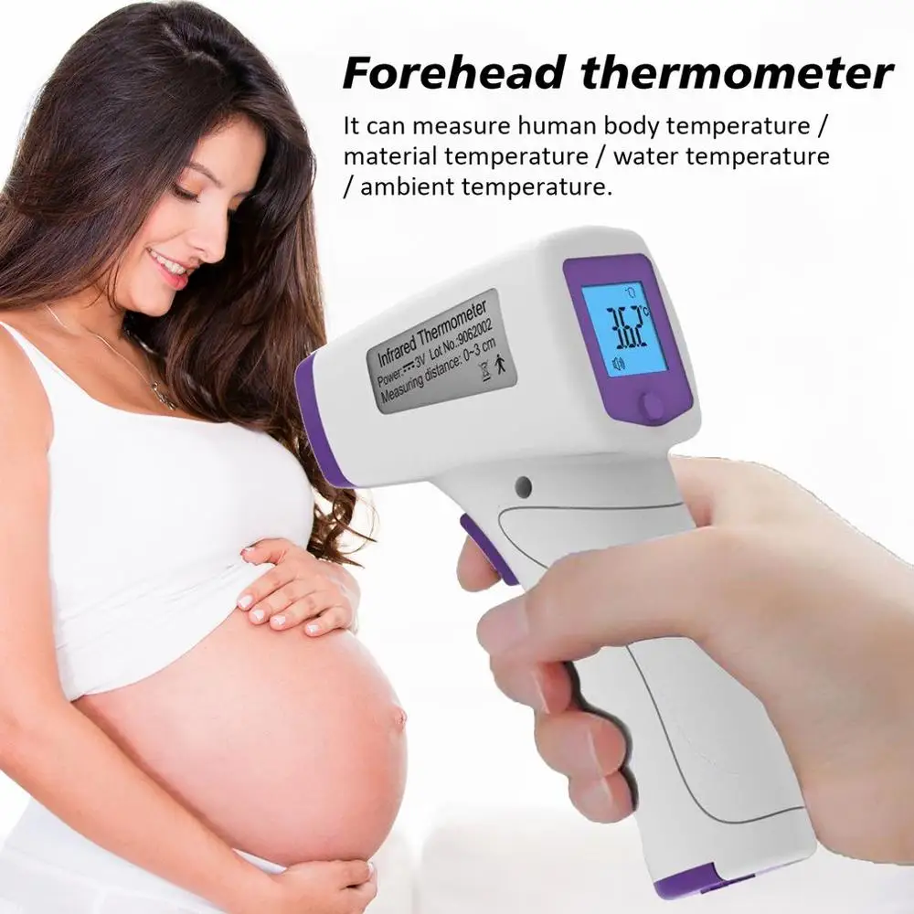 Ir Termometer Za Dojenčke Dojenčki, Otroci, Odrasli, Zaprtih Prostorih In Na Prostem Zaslonu Lcd Termometer