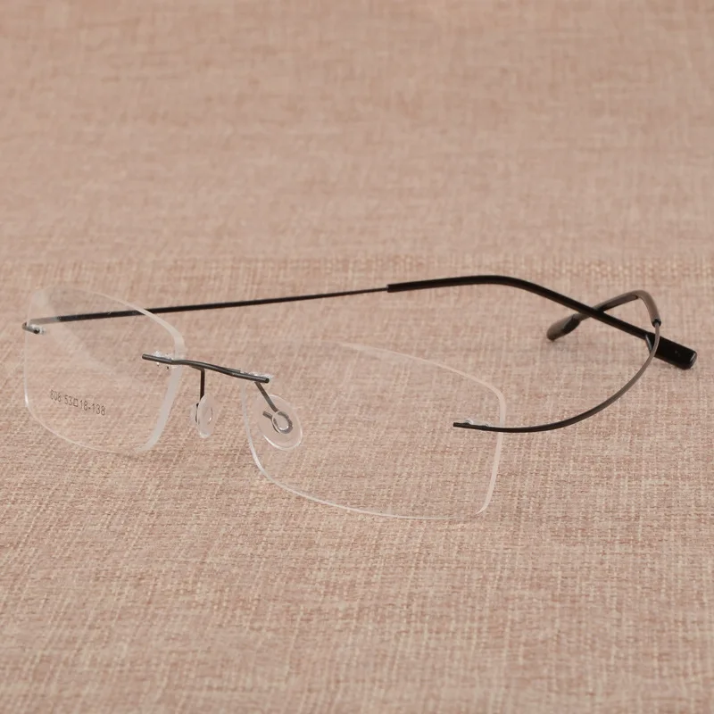 Poslovni moški kratkovidnost očal okvir kovinski pomnilnik okvir očal je ultra lahka okvirjev očal okvir