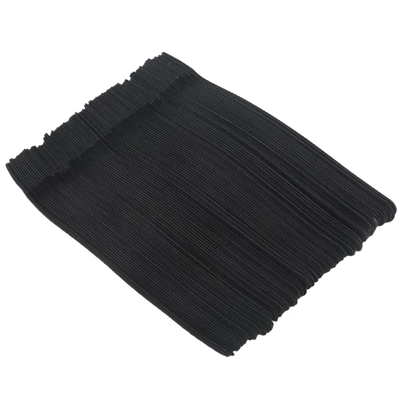 100 x nastavljiv črn najlon kravato kabel L 15 cm