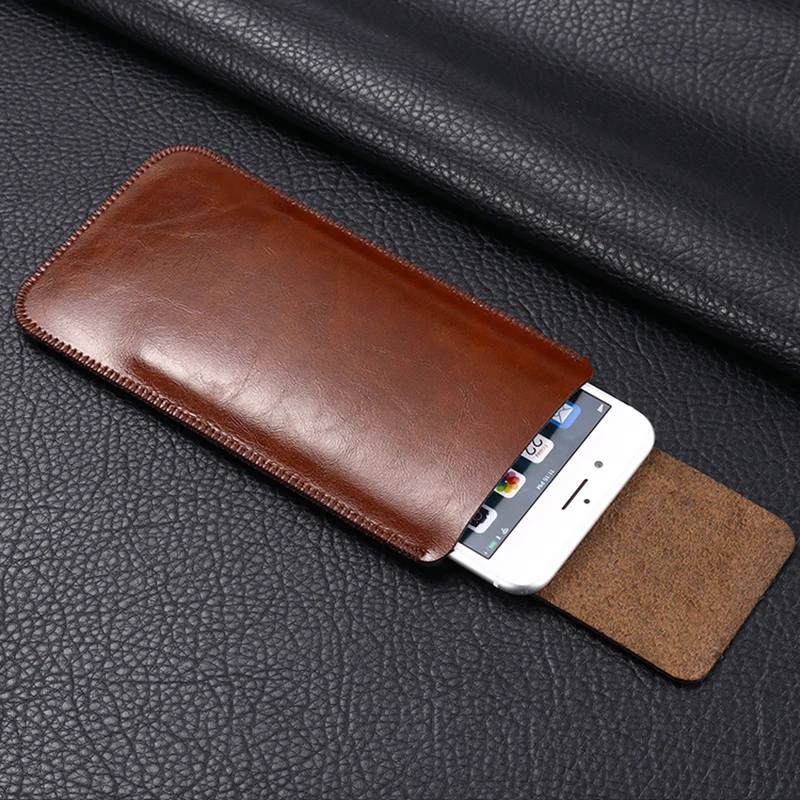 Za Samsung S20 FE S21 Note20 Ultra S9 S10 Plus Note10 + Z Fold2 Usnjena torbica za shranjevanje vreča linijskih vrečko mobilni telefon vrečko Rokavi