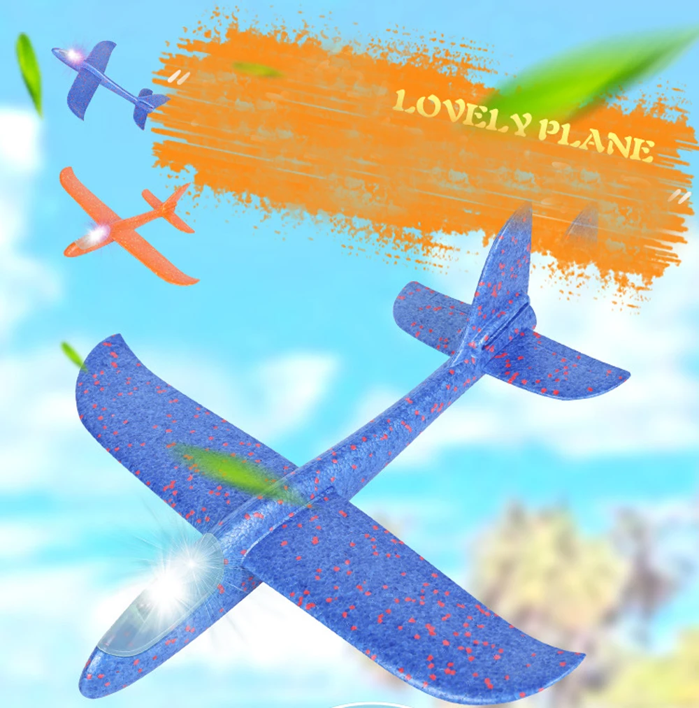 Led Obliki Letalo Roko Začetek Metanje Jadralno Letalo Inercialni Pene EPP Letalo Igrača Letalo Model na Prostem Igrače, Izobraževalne Darilo