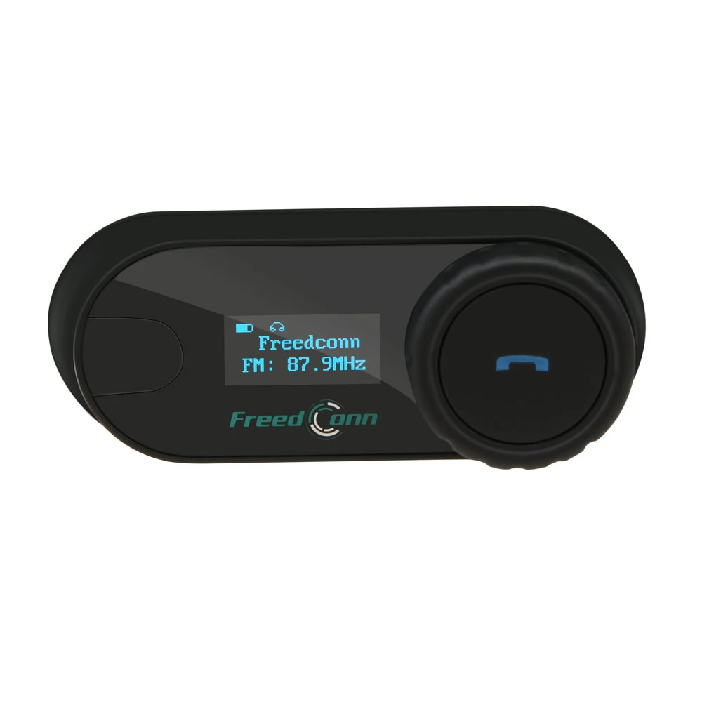 FreedConn TCOM-SC Motoristična Čelada Slušalke Brezžični BT Bluetooth Interkom LCD zaslon, FM Radio, 2 Kolesarji