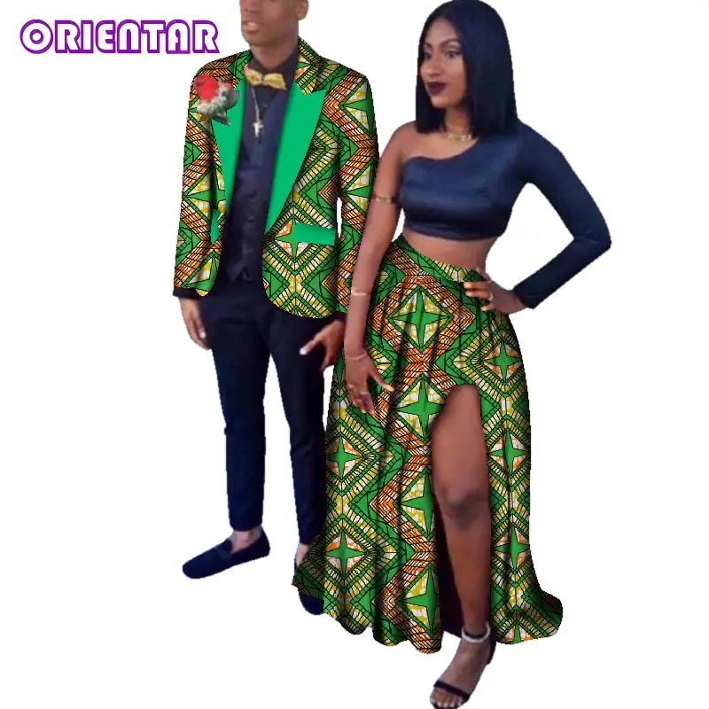 2020 Afriške Tiskanja Nekaj Oblačil za Ženske Dolgo Krilo in Moških Outwear Plašč Afriške Stranka Nekaj Oblačil za Ženske Moški WYQ28