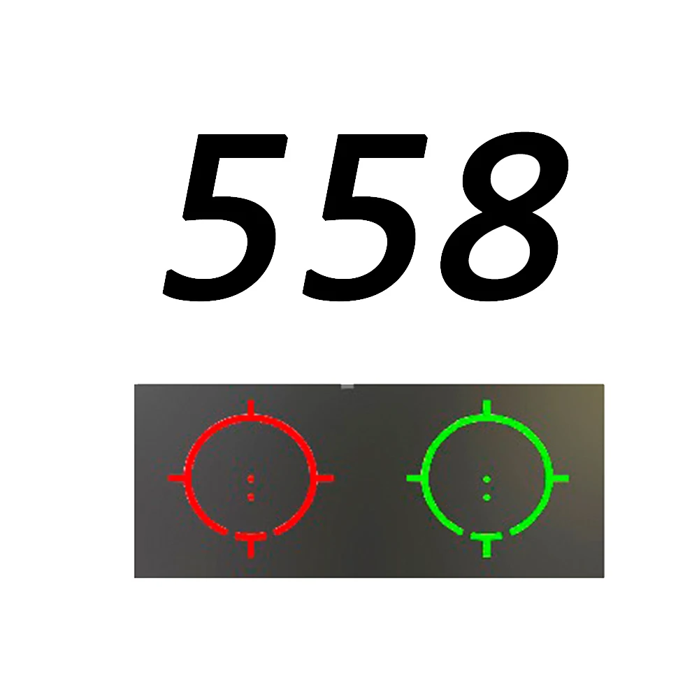 551 552 553 558 Vidnega Področja Lov Zelena Rdeča Pika Reflex Sight