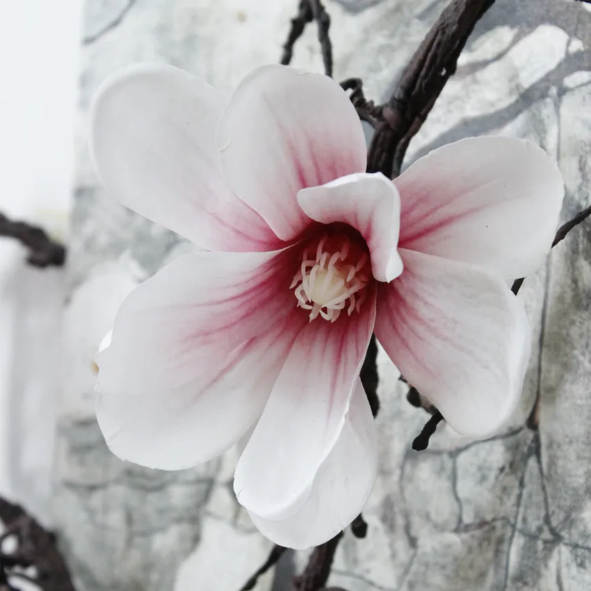 Orhideja umetno magnolija trte Svile Cvetja venec Garland Umetno Flores steno cvet Poročno dekoracijo cvet Doma Dekor