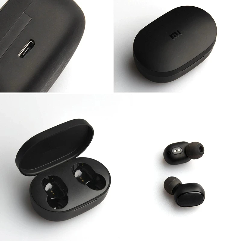 Original Xiaomi Redmi AirDots Globalni Različici Mi Pravi Brezžični Čepkov Osnovne TWS Slušalke Način Igre 5.0 Bluetooth Samodejna Povezava