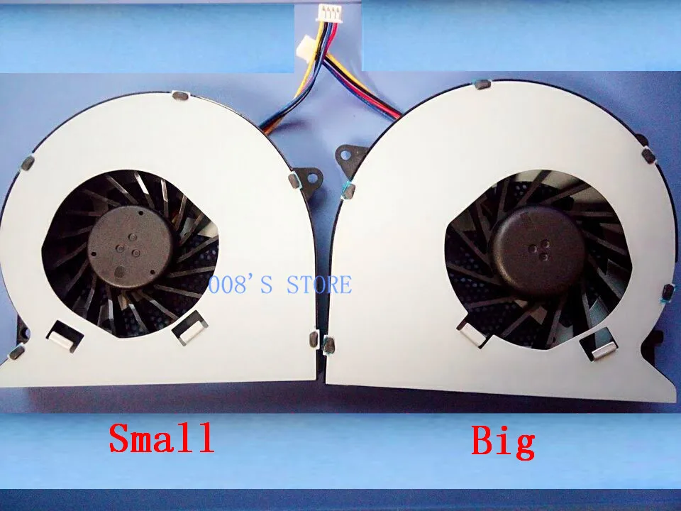 Nov Prenosnik za Hlajenje Hladilnika Ventilatorja za GRAFIČNO procesno enoto Za ASUS G55 G55VW G75 G75VW G75VX G75V Za DELTA KSB06105HB DC 5V 0.40 4 Žice Ena Velika