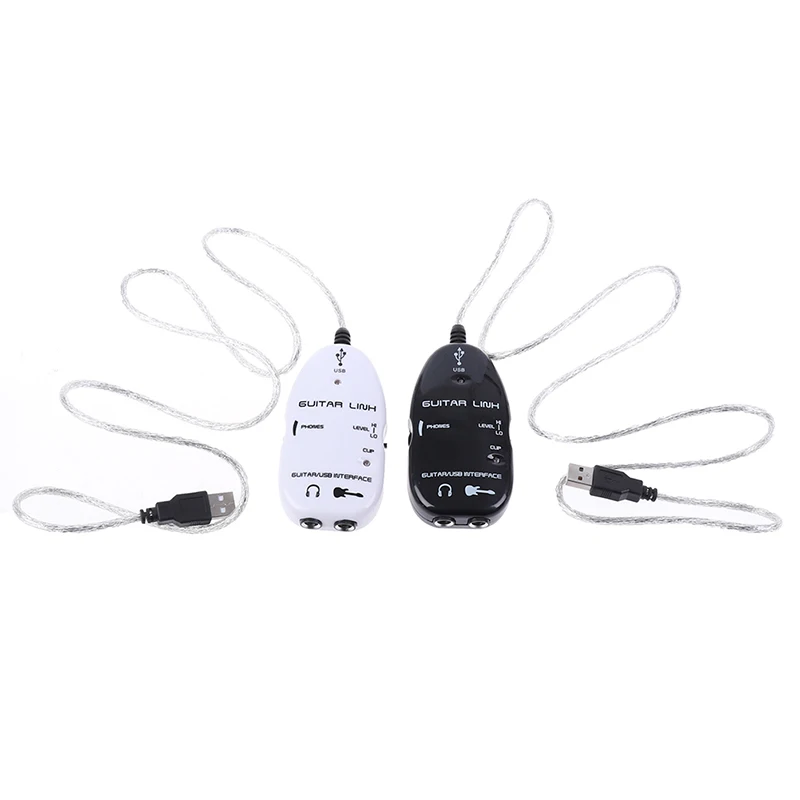 Električne Kitare Kabel USB Audio Link Adapter Vmesnik Za PC Snemanje Glasbe Pribor Za Kitaro Igralcev