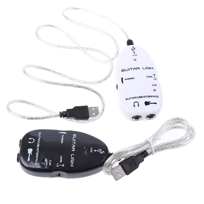 Električne Kitare Kabel USB Audio Link Adapter Vmesnik Za PC Snemanje Glasbe Pribor Za Kitaro Igralcev