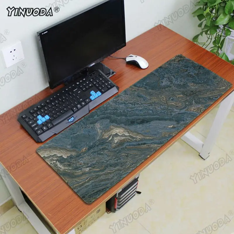 Yinuoda prišlekov Rose Zlata Marmorja Tipkovnice Mat Gume Gaming mousepad Desk Mat Okrasne namizje gaming mouse pad mat