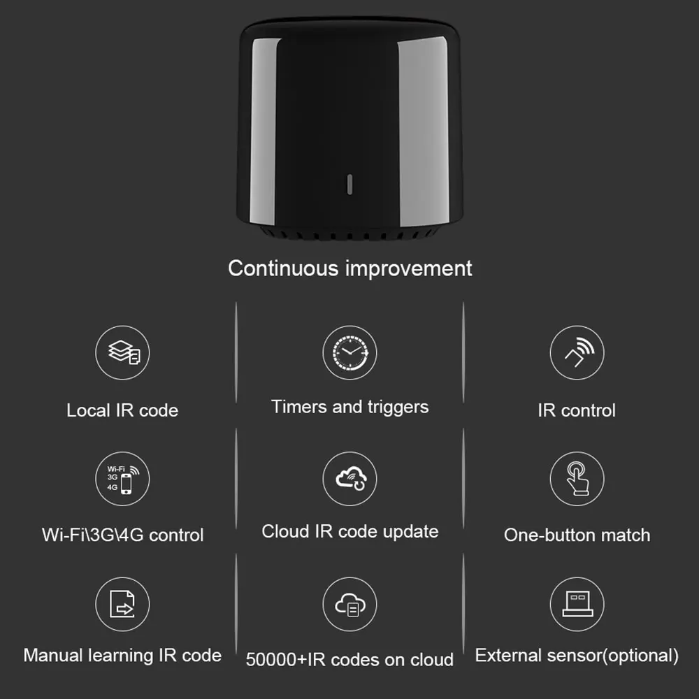 Broadlink con RM4C Mini Univerzalni IR Daljinski upravljalnik 4G WiFi IR Dela Z Alexa Google Pomočnik Pametni Dom, Avtomatizacija