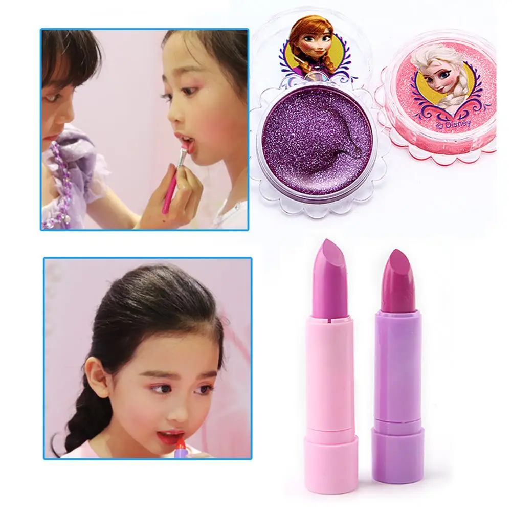 Otroci Kozmetični Make-up Set za Dekleta Ledu Romance Princesa Ličila Primera Darilo za Rojstni dan Igra Hiša Igrača