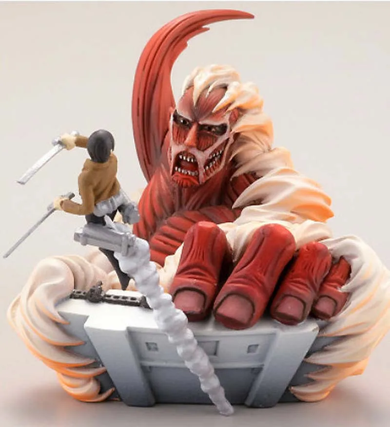 Anime Napad na Titan slika Er Jaeger Ogromno Jajce Ackerman Levi Rivaille PVC Akcijska Figura Model Igrača 10-15 cm