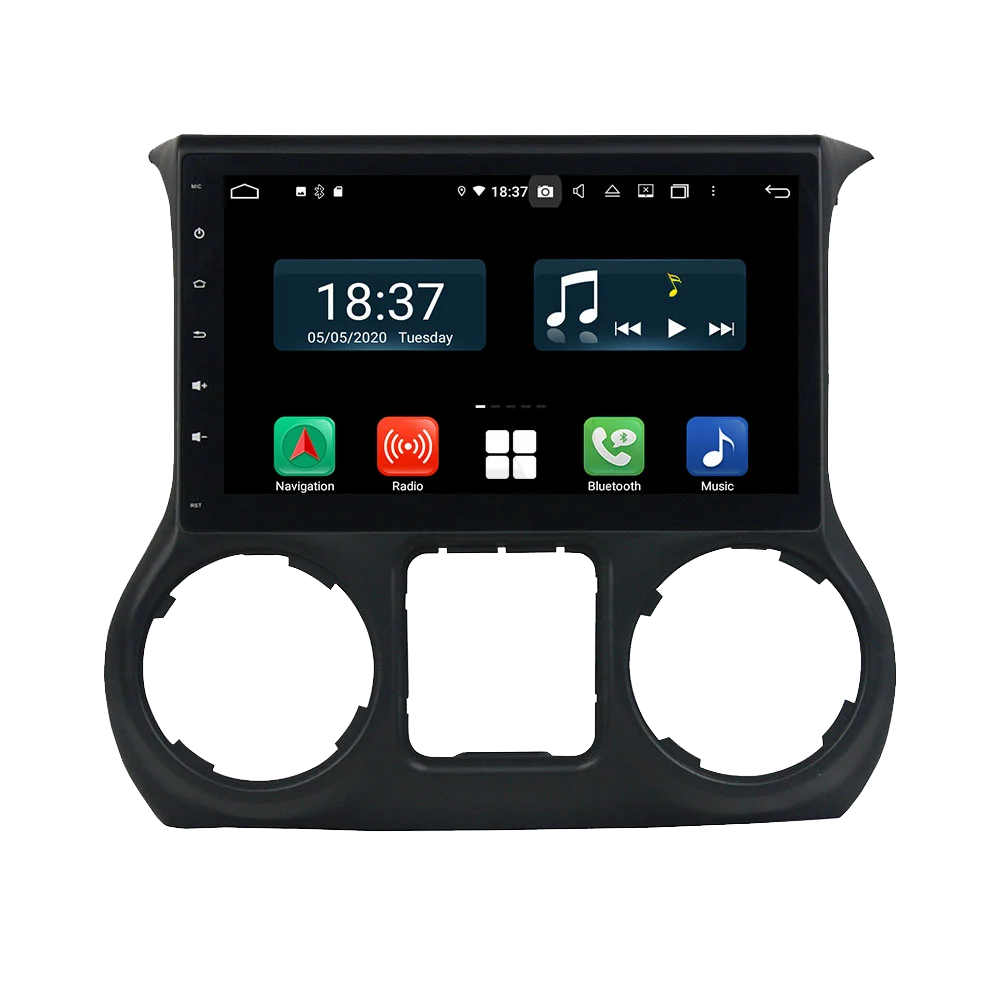 ZWNAV Android 10.0 Avto Radio Automotivo Vodja Enote Za Jeep Wrangler 3 JK Avto Multimedijski Predvajalnik Samodejno GPS Navigacija 2010-2018