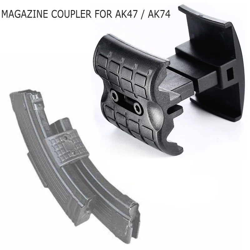 AK Revije Spojnik Objemka AK47 AK74 Airsoft Revije Vzporedni Priključek Vojaške Opreme Tactical Puška, Pištola Dvakrat Mag Posnetek