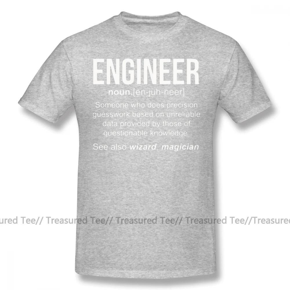 Inženir T Shirt Inženir Majica T-Shirt Tiskanje Cotton Tee Majica Moški Modni Plus velikost Kratek Rokav Srčkan Tshirt