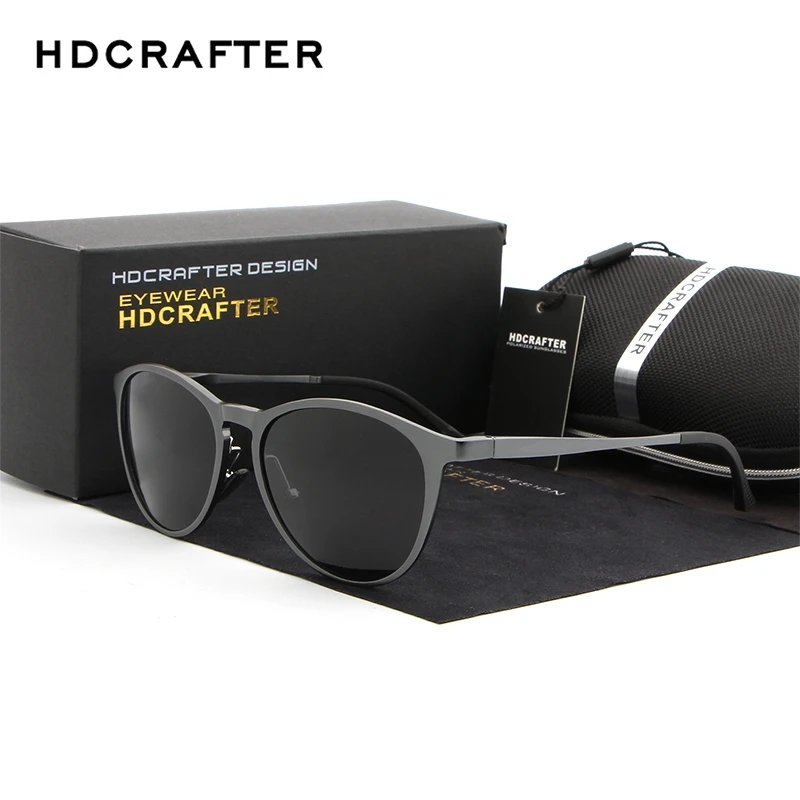 HDCRAFTER Oblikovalec blagovne Znamke sončna Očala za Moške/Ženske Retro Sunglass Polarizirana Letnik Očala Pripomočki sončna Očala oculos de sol