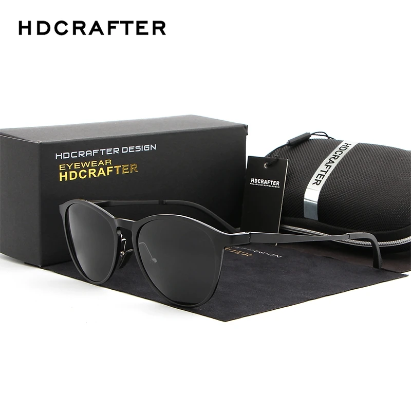 HDCRAFTER Oblikovalec blagovne Znamke sončna Očala za Moške/Ženske Retro Sunglass Polarizirana Letnik Očala Pripomočki sončna Očala oculos de sol