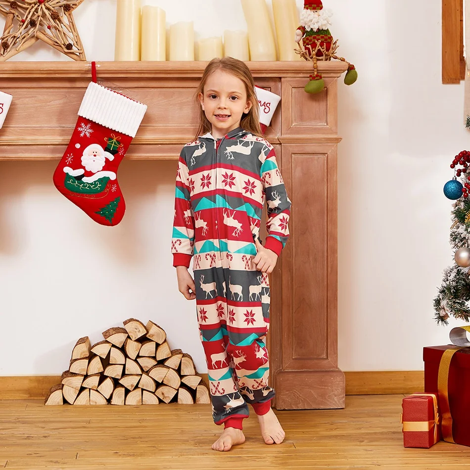 2020 Družino Božični Pižamo Set Za Družino Ujemanje Oblačila Božič Družinski Pižame Odrasli Otroci Pižame komplet Dojenček Romper Sleepwear