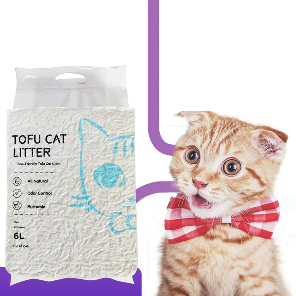 6L Zemeljskega Tofu Mačka Litters biološko Razgradljivih Hitro Zlepljanja Naravni Zeleni Čaj, Sveže Pesek Deodorant brez Prahu Tofu Koruza Mačka Legla