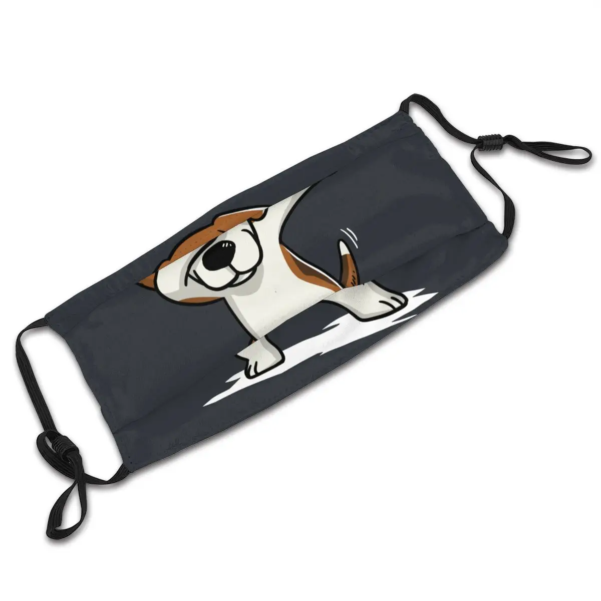 Dabbing Beagle Smešno Beagle Psa Ponovno Masko Natisnjeni Masko Za Prah Zaščitni Pokrov Respirator Usta Žarilna