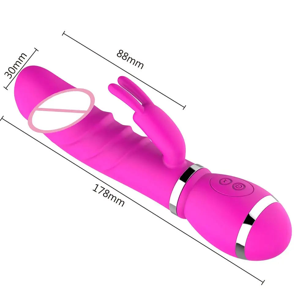 OLO Realističen Dildo Vibratorji Rabbit Vibrator 12 Hitrosti Sex Igrače za Ženske, Ženska Masturbacija G Spot Vrhunec Vagina Masaža