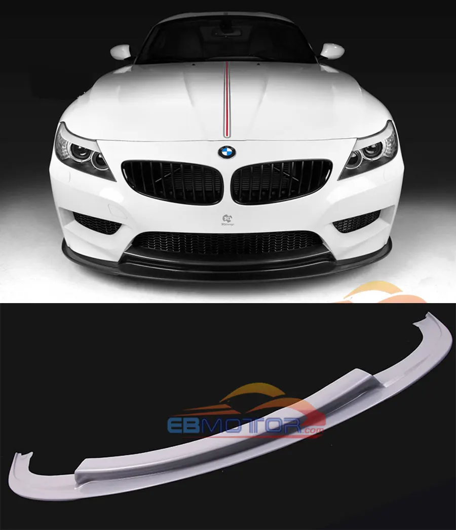 UNPAINTED 3D-slog Optičnega stekla spredaj lip spojler za BMW E89 Z4 M-TECH M-SPORT model B380F