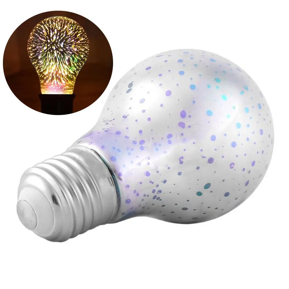 3D Ognjemet Učinek LED Žarnica E27 Edison Žarnica Žarnica Za Industrijske Letnik Dekoracijo Vzdušje Nočne Luči