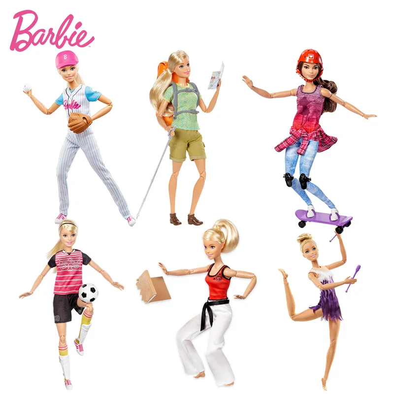 Prvotni Barbie Lutka Izdelana Za Premikanje 22 Sklepov, Ki Se Oblikuje Athelete Lutke Za Otroke Resnično Barbie Lutke Igrače Za Dekleta