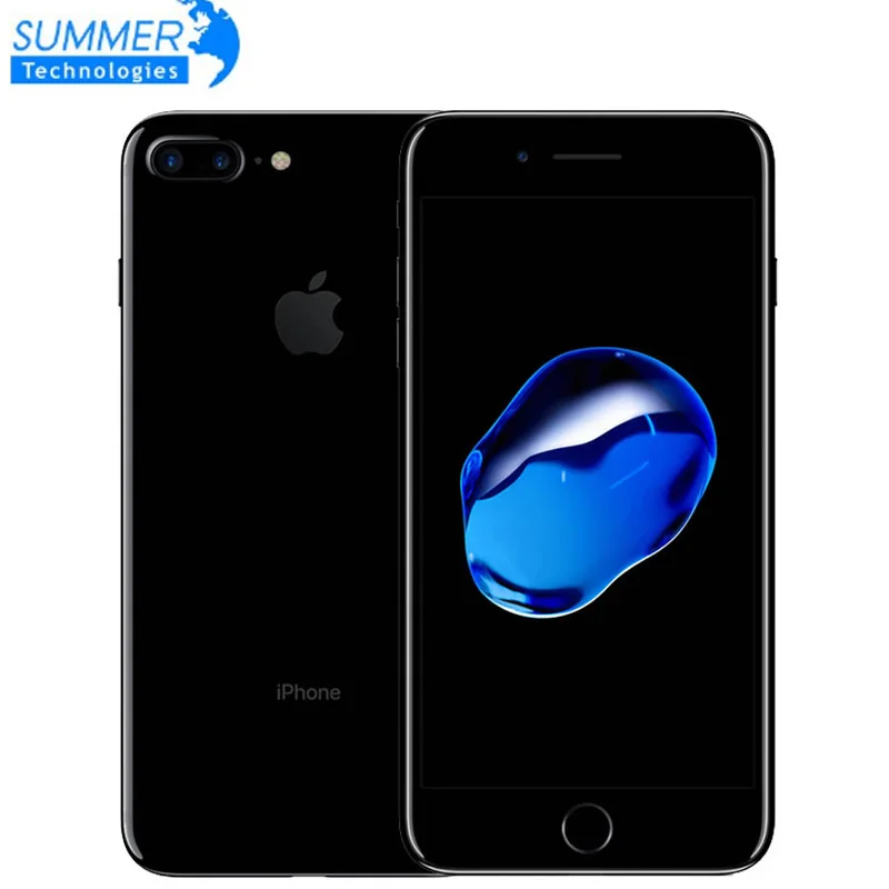 Pametni telefon Originalni Apple iPhone 7 plus iOS Quad Core A10 RAM 32GB 128GB 256GB ROM Dvojno 12.0 milijona slikovnih pik LTE Uporablja Mobilni Telefon 3GB