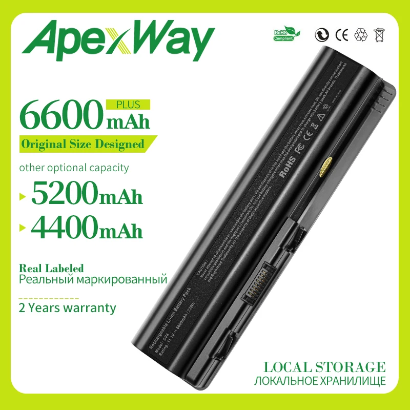 Apexway Laptop Baterija za HP 484172-001 484171-001484170-001 za Presario CQ40 CQ50 CQ60 CQ61 CQ70 G50 G60 G71 DV4-2000 DV4i