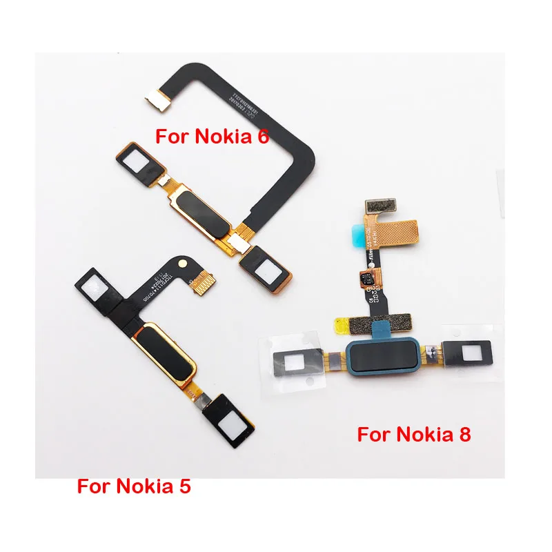 Gumb Za Domačo Stran Prstni Odtis Za Nokia 5 6 8 7 Plus 5.1 6.1 X5 X6 Senzor Flex Kabel Trak Za Nadomestne Dele