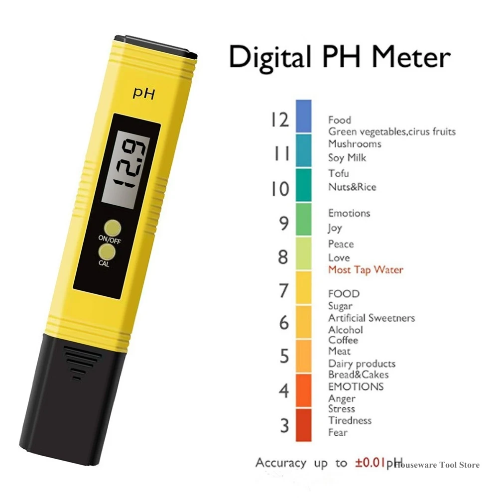 PH Meter Tester DIY Električni Test Pero Digitalni LCD Liquid PH Vrednost Detektorja za Aquarium Fish Tank Bazenske Vode Kozmetični Preizkusa