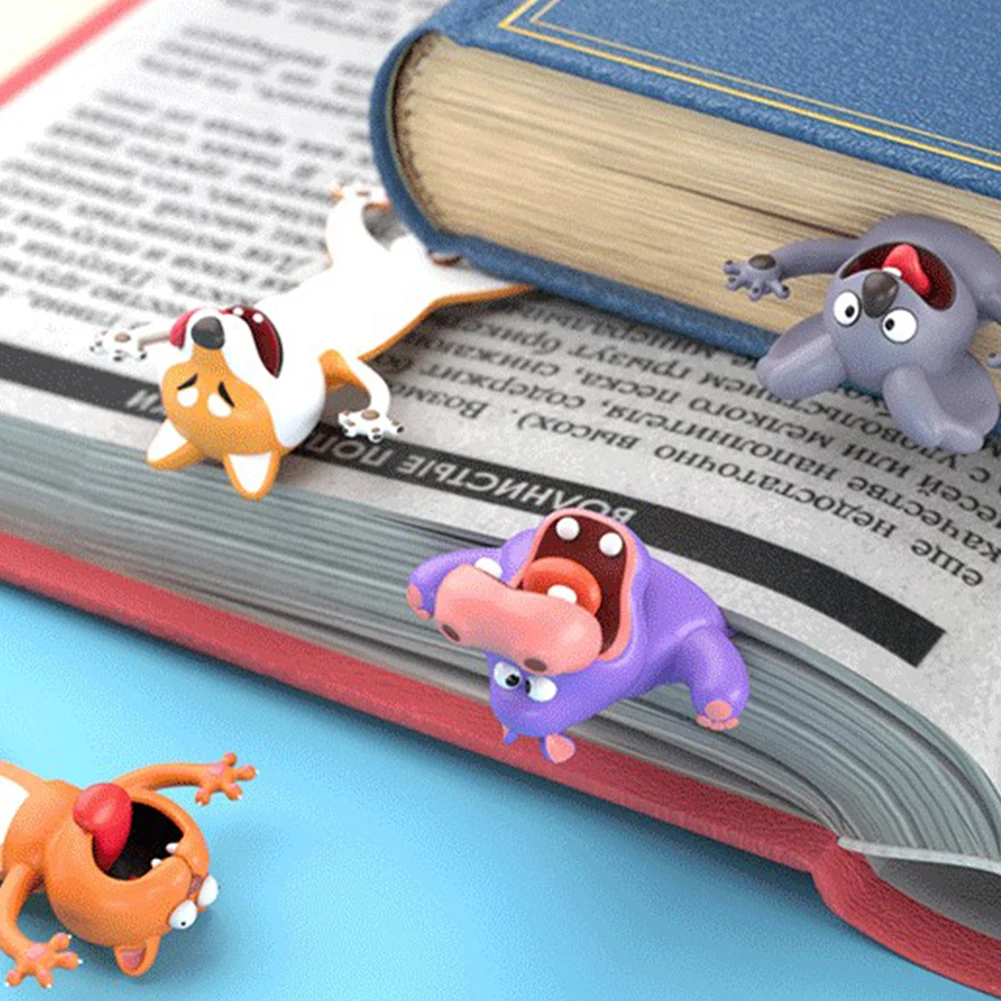 3D Živali Čudaški Zaznamki Lepe Knjižni znaki Risanke Zaznamek za Otroke, Najstnike, Fantje Dekleta Pomagajo z Branjem