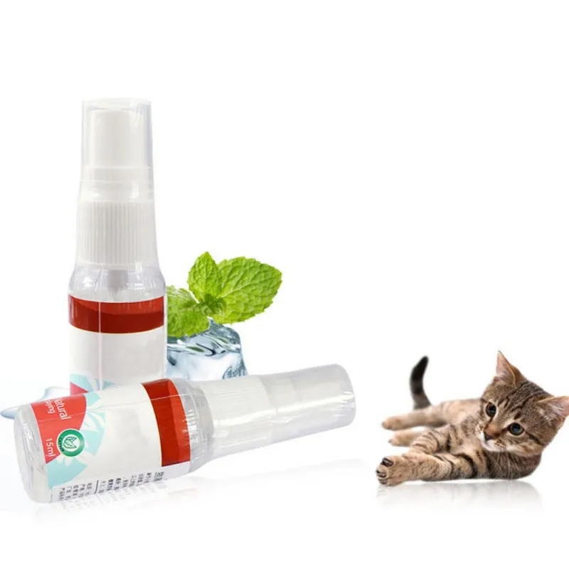 Naravni Catnip Mint Dolgčas Rešitev Spray Lajšanje stresa Mačka Za Učinkovito Vznemirja in Zabavo Mačke Tekočina Spray