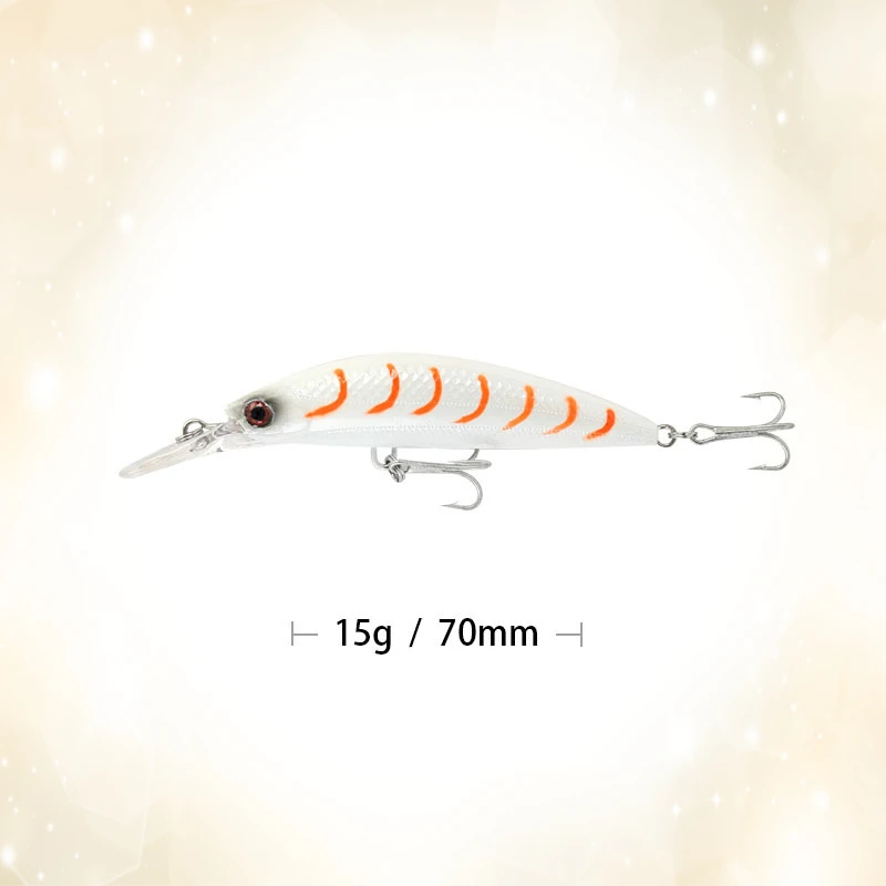 Novo 1pcs Pisanec Fishing Lure 8,7 cm za 16,6 g Aritificial Wobblers Trde Plastike Vabe Potapljanje 2.5-4m Pesca 3D Oči Ribe Wobbler Reševanje