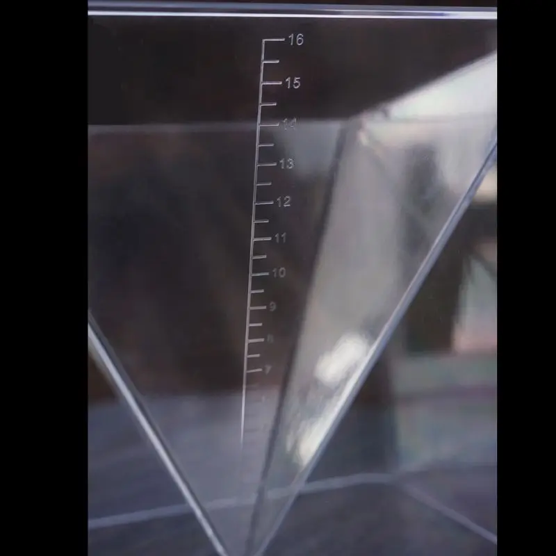 Super Piramida Silikonski Kalup Smolo Obrti Nakit Kristalno Plesni S Plastičnim Okvirjem P0RF