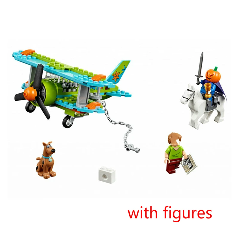 Na Zalogi Scooby Doo 860Pcs Skrivnost Hiše Nastavite Hiši Straši Model Stavbe, Bloki, Opeke, Igrače za Otroke, Otroci Darilo