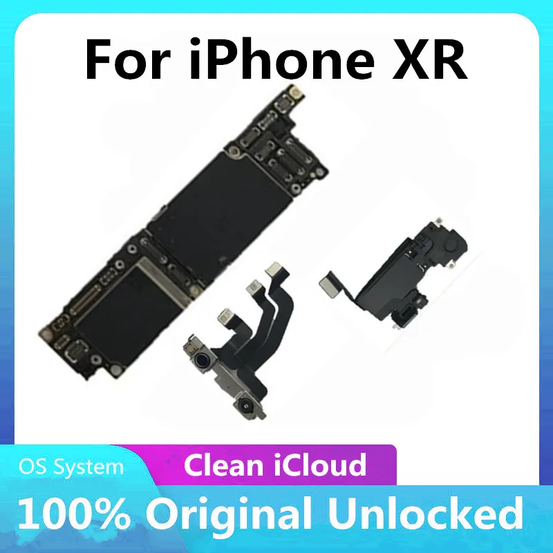 Odklenjena Matično ploščo Za iPhone XR odklenjena Mainboard Z / Brez Obraza ID Brezplačno iCloud IOS Sistem Logike Odbor
