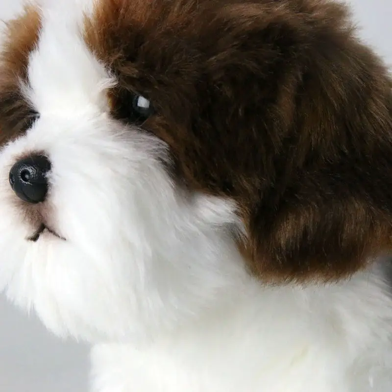 Pliš Simulacije pes polnjene živali igrače super Realne Papillon pes lutka Pekingese igrače za otroke luksuznih doma dekor