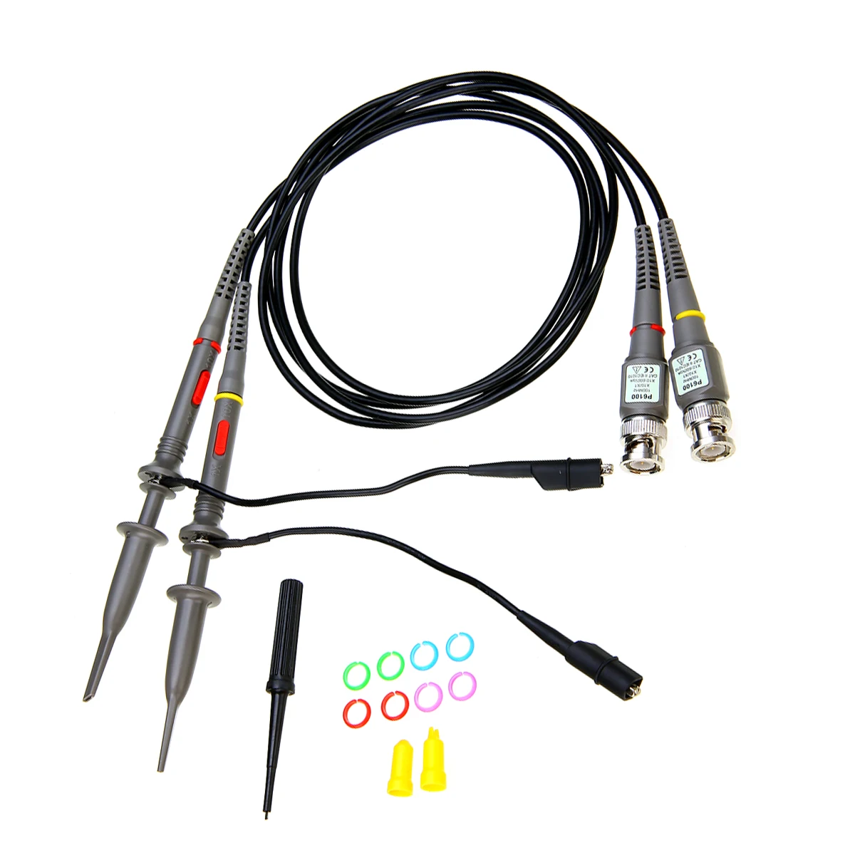 2pcs 100MHz Oscilloscope Področje Analyzer Posnetek Sonda Test Vodi Sonda Kablu Žice Pero Elektronski Merilni Instrument
